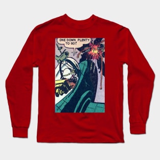 Vintage Comic look aviation Long Sleeve T-Shirt